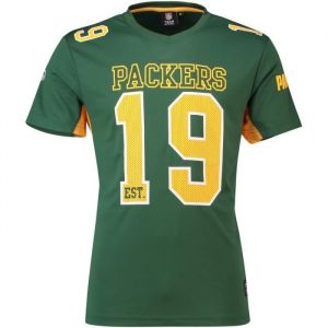 Image de Majestic Audiola Maillot NFL - Green Bay Packers - 100% polyester - Manches courtes - Col classique