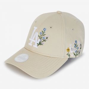 A New Era 9forty Women La Floral Embroidery Beige/blanc