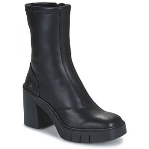 Art Pour femme. Bottines en cuir noir - Hauteur du talon : 9cm