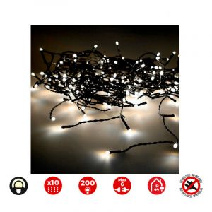 LED Curtain Lights EDM Easy-Connect Soft green 3,2 W (2 x 2 m)