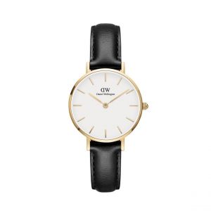 Montre femme Daniel Wellington Petite DW00100551 - Bracelet Cuir Noir