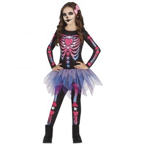 Déguisement Squelette Tutu CUr Rose Fille