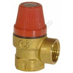 Thermador Soupape de sûreté sans manomètre corps laiton 20x27 S20Z4