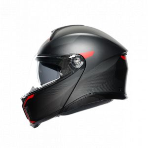 AGV Casque Modulable Tourmodular Multi Mplk L Frequency Matt Gunmetal / Red