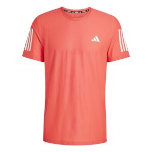 Adidas Own The Run Tee Maillot De Course Hommes - Corail, Taille XL