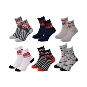 Chaussettes Pack Garçon Disney Cars Pack De 6 Paires 7347