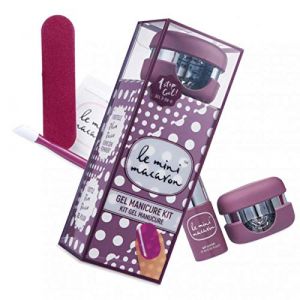 Le mini macaron Coffret Vernis à Ongles Semi Permanent - Kit Rum Raisin