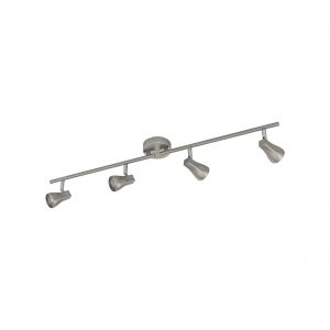 Eglo Spot TIBERIO LED Nickel mat, 4 lumières - Moderne - Intérieur - TIBERIO - Délai de livraison moyen: 10 à 14 jours ouvrés. Port gratuit France métropolitaine et Belgique dès 100 €.
