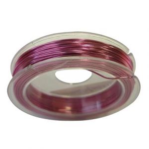 Graine Créative Fil aluminium Ø 1,5 mm 5 m Rose