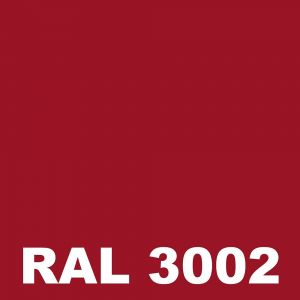 Peinture Bois Exterieur - Metaltop - Rouge carmin - RAL 3002 - Pot 5L