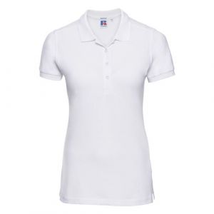 Russell Polo manches courtes - Femme (36 FR) (Blanc) - UTBC3256