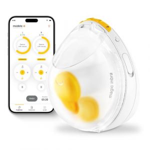 Medela Magic InBra, dispositif médical, tire-lait électrique simple mains libres et portable, FluidFeel Technology, connectivité avec application et contrôle par capteur, ultra-léger, silencieux