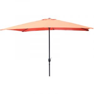 Concept-Usine SPEZIA - Parasol droit rectangulaire 2,93 x 1,93 m terracotta