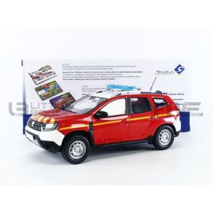 Solido Voiture Miniature de Collection 1-18 - DACIA Duster MK2 Pompiers - 2021 - Red / Blue - 1804605