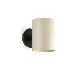 Image de Faro Barcelona Applique murale Up Down noire et beige