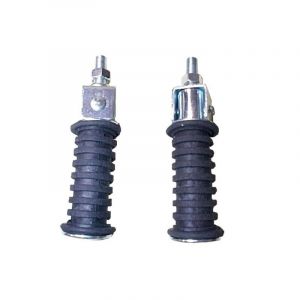 Bihr Paire de repose-pied moto tige fileté Brazoline