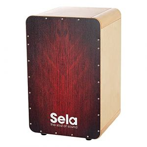 Image de Sela Ca Red Dragon Cajon caisse claire avec clap Corners