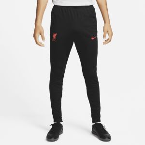 Nike Pantalon de surv&ecirc;tement de football en maille Dri-FIT Liverpool FC Strike Ext&eacute;rieur pour Homme - Noir - Taille S - Male