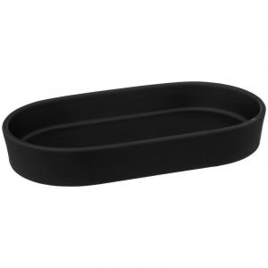 Plateau de Salle de Bain "Cocon" 19cm Noir Khôl Prix