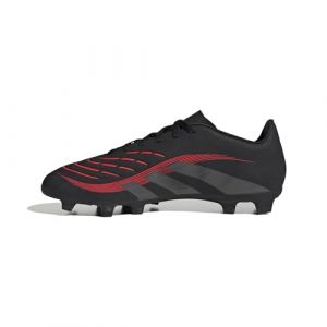 Adidas Mixte Predator Club Firm Multi Ground Football Boots Chaussures, Core Black/Grey Four/Lucid Red, 38 EU