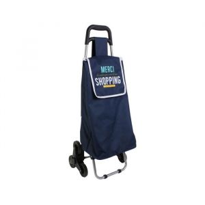 AC-Déco Chariot 6 roues en polyester - Bleu - Livraison gratuite