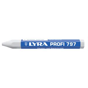 Lyra Craie forestière de marquage longueur 120 mm couleur blanc boite de 12