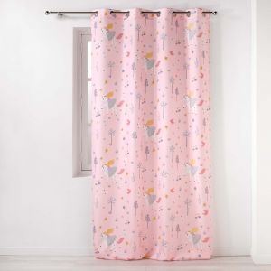 Rideau &agrave; oeillets F&eacute;e des bois et Licorne