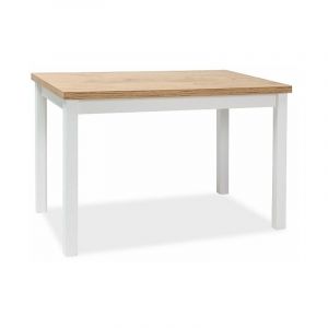 Signal TABLE ADAM CHÊNE LANCELOT / BLANC MAT 100x60 - 5901477278006