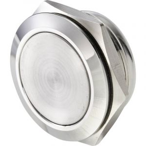 Tru Components TC-9563700 Bouton poussoir &agrave; pression 16 v 0.05 a 1 x Off/(On) &eacute;l&eacute;ment de contact (&oslash; x h) 13.7 mm x 14.3