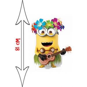 Image de Star Cutouts Figurine en carton Hawaiian Guitar Minion H 81 cm