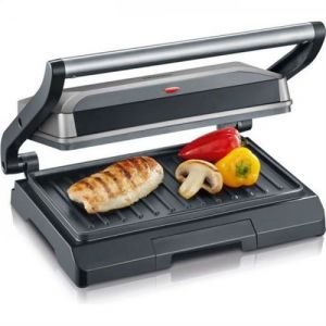 Barbecue Electrique Grillade SEVERIN KG2394 Gril multifonction compact : viande paninis