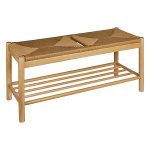 Banc Maesi hévéa beige