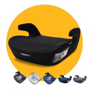 Osann Siège auto réhausseur Boost I-Size 135-150 cm - noir - Guide ceinture, Universel, Lavable, Accoudoir