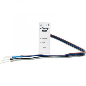 Shelly 3EM-63W GEN3 - compteur &eacute;lectrique monophas&eacute;/triphas&eacute;, wi-fi & bluetooth, sur rail din, impulsion optique, donn&eacute;es histor