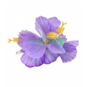 Barrette fleur violette Hawa&iuml; Taille Unique
