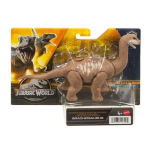 Image de Mattel Jurassic World Danger Pack - HLN52 - Figurine articulée de Dinosaure - Personnage Brachiosaurus