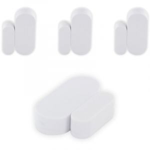 Dio Connected Home Lot de 4 minis détecteurs d'ouverture de porte - IP20 - 50m - blanc - DiO