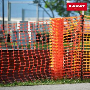 Grillage plastique Mailles: 10 x 4 cm Hauteur: 100 cm Longueur: 50 m Orange