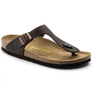 Birkenstock Gizeh, Tongs femme, Marron (Habana), 37 EU