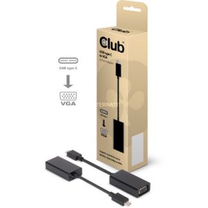 Club 3D Adapteur USB Type C vers VGA Active
