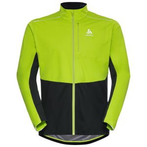 Odlo Jacket Langnes - Sweat capuche homme Lime Green Black M