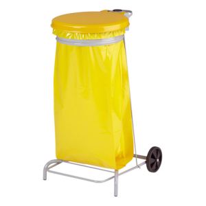 Otto Office Support de sac poubelle à pédale roulant (110 L)