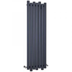 Hudson Reed Radiateur aluminium design vertical – Anthracite – 180 cm x 55 cm - Laeto