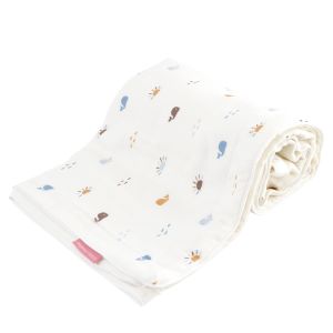 Little Crevette Couverture en lange coton bio MALO