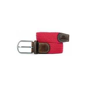 Billybelt Ceinture Ceinture Homme tress&eacute;e &eacute;lastique Rouge Past&egrave;que