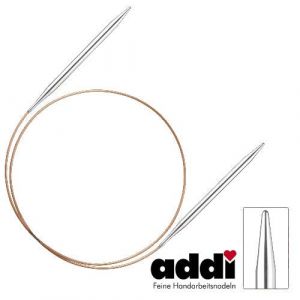 Addi 1057 Basic Aiguilles À Tricoter Circulaires En Métal 80 Cm 3,75 Mm