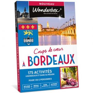 Wonderbox Coffret cadeau Coups de cœur à Bordeaux