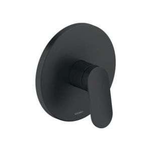 Duravit Façade robinet encastré 2 sorties Wave sans inverseur noir mat