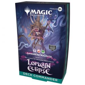 Magic Carte &agrave; collectionner The Gathering Lorwyn &eacute;clips&eacute; Deck Commander Gangr&egrave;ne Maudite