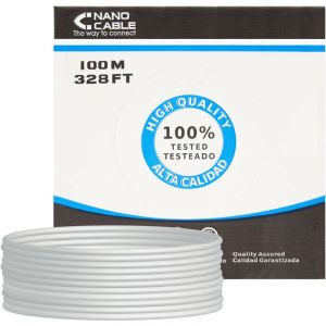 Image de Nano cable Bobine 100m Utp Cat5e Rigid Cca Cable 10.20.0302